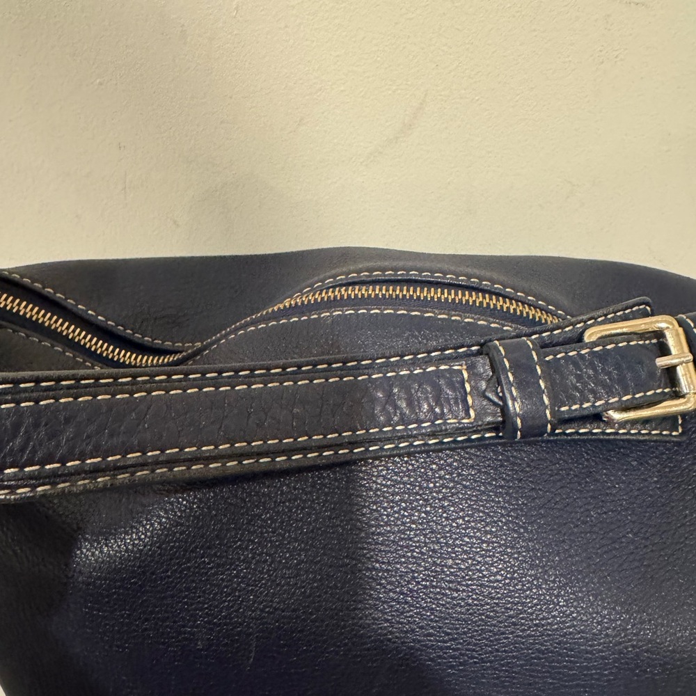 Dooney & Bourke Navy Shoulder Bag - Picture 5 of 12